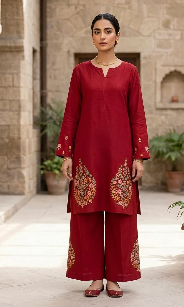 Ruby heritage (Hand Embroidered) — 2pc lawn suit Hand Embroidered — view 1
