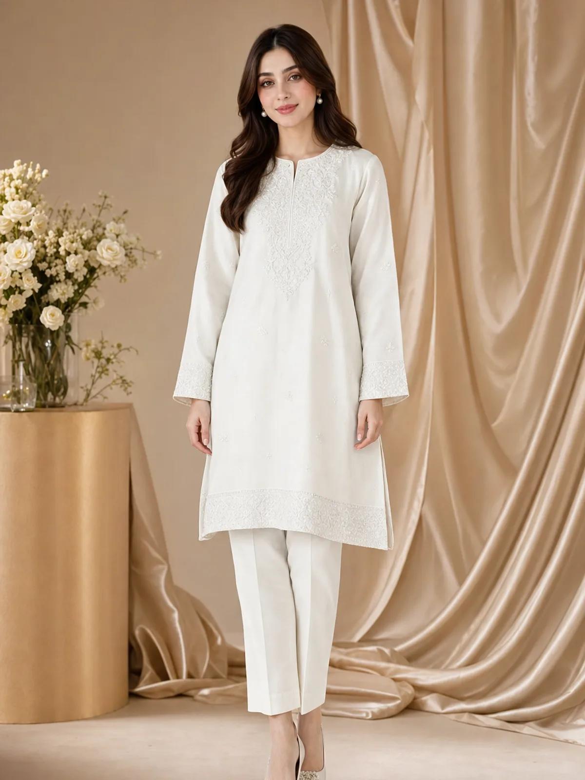 Nageen (Hand Embroidered) — 2pc lawn suit Hand Embroidered — view 1