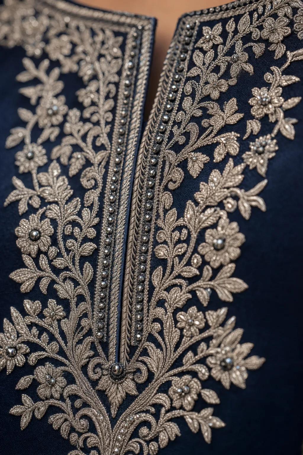 Nazneen — 3 pc suit with embroidered duppata — view 1