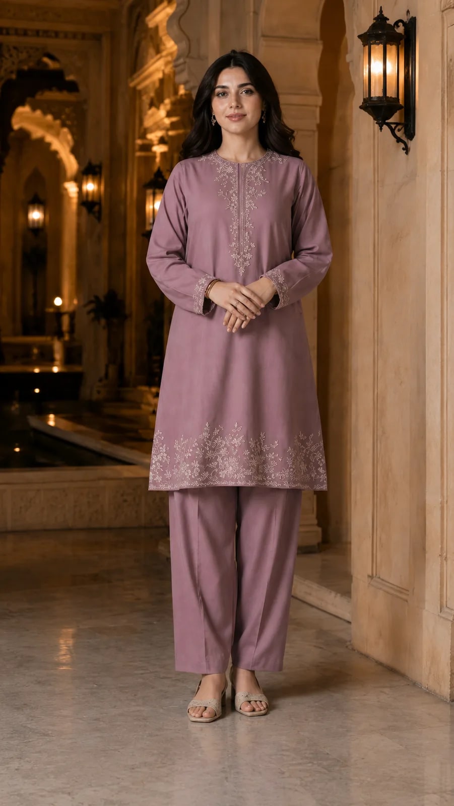 Rimsha (Hand Embroidered), 2pc lawn suit Hand Embroidered, view 3