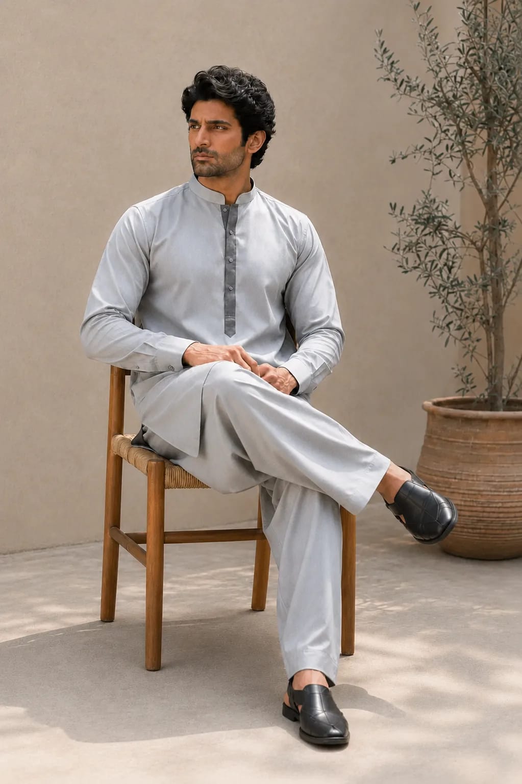 Faris, Casual Shalwar Kameez, view 3