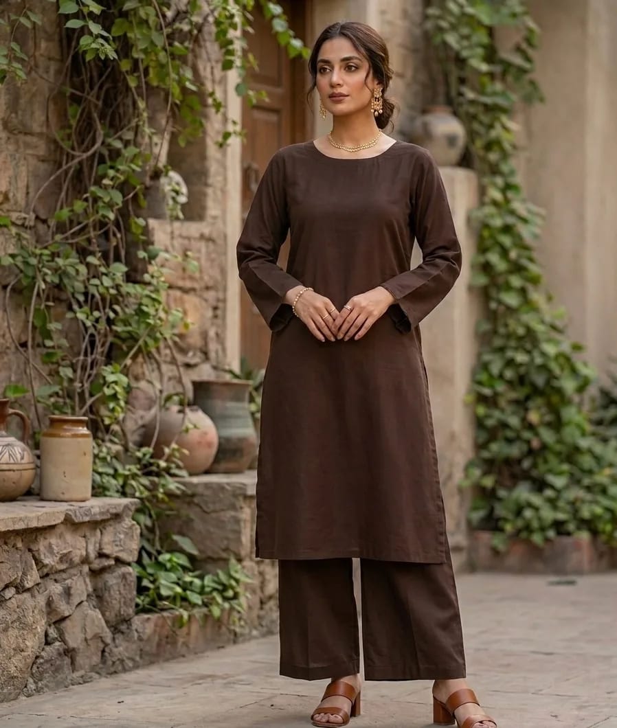 Mishk (Hand Embroidered), 3 pc suit with embroidered duppata, view 3