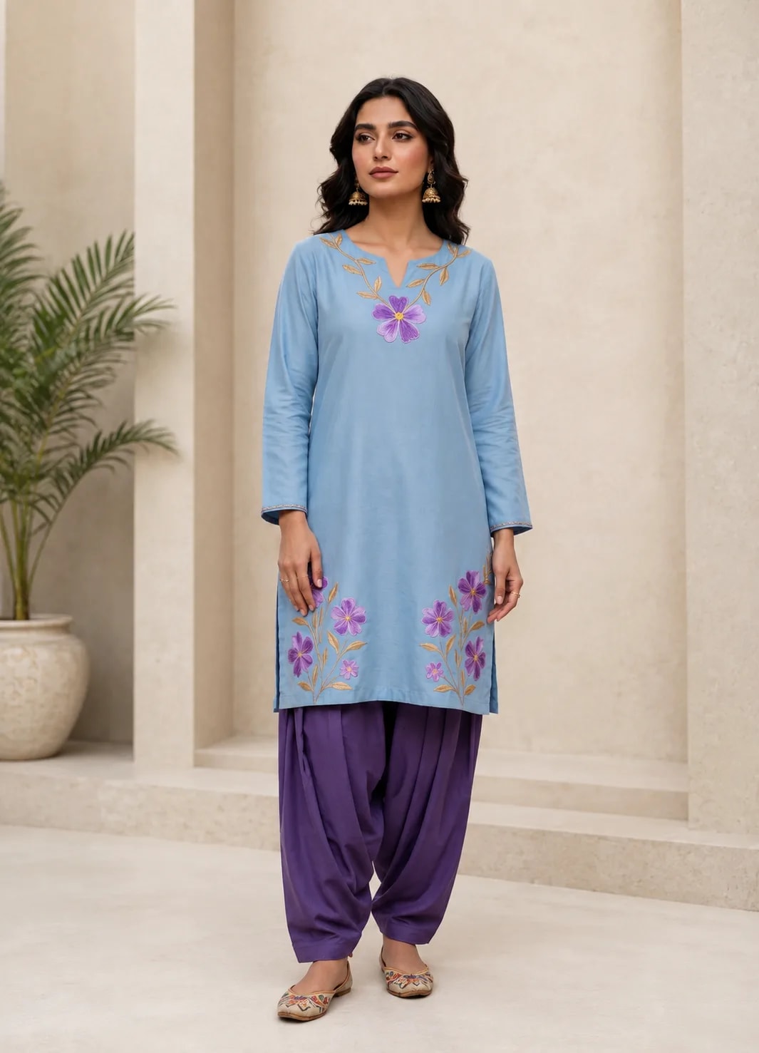 Pari-I (Hand Embroidered), 2pc lawn suit Hand Embroidered, view 2
