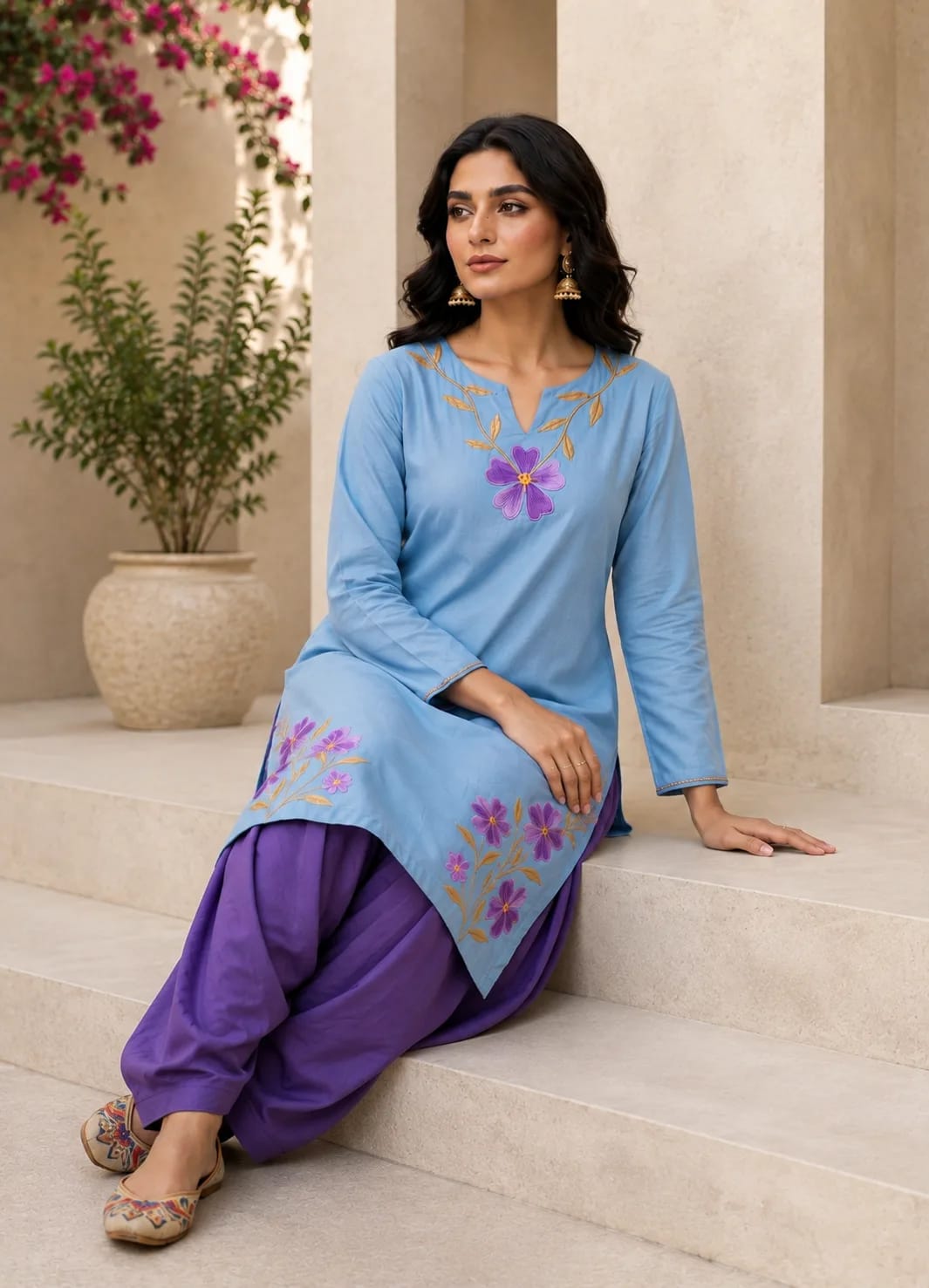 Pari-I (Hand Embroidered), 2pc lawn suit Hand Embroidered, view 3