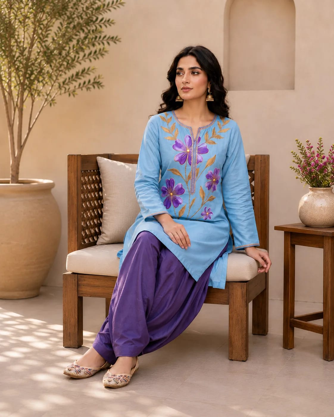 Pari-I (Hand Embroidered), 2pc lawn suit Hand Embroidered, view 8