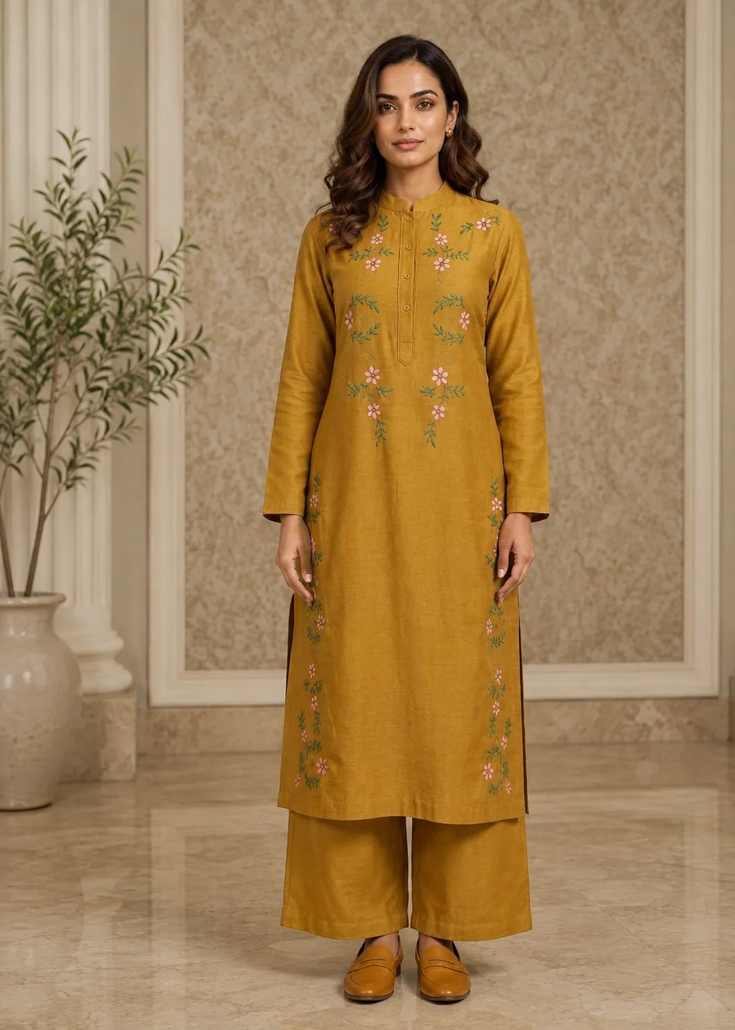 Reyna (Hand Embroidered), 2pc lawn suit Hand Embroidered