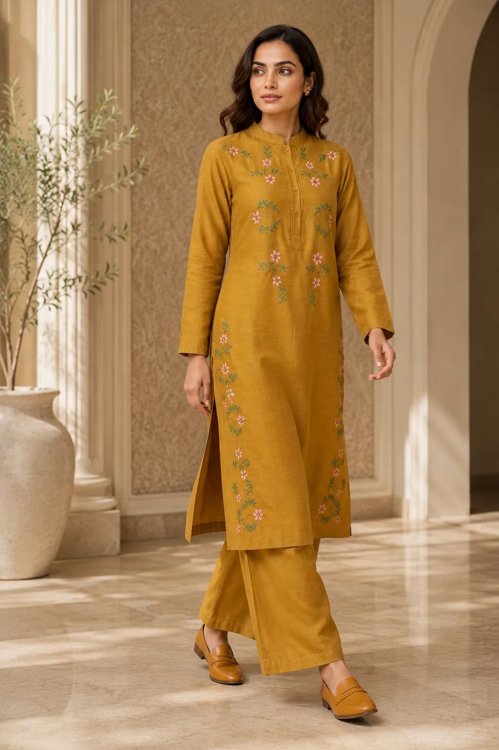 Reyna (Hand Embroidered), 2pc lawn suit Hand Embroidered, alternate view