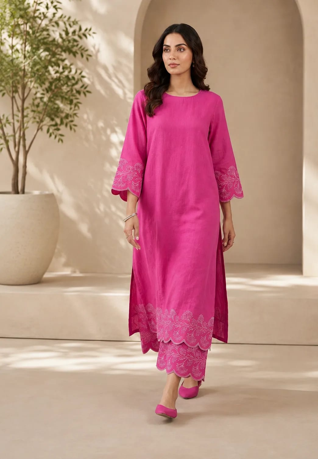 Mehraab (Hand Embroidered), 2pc lawn suit Hand Embroidered, alternate view