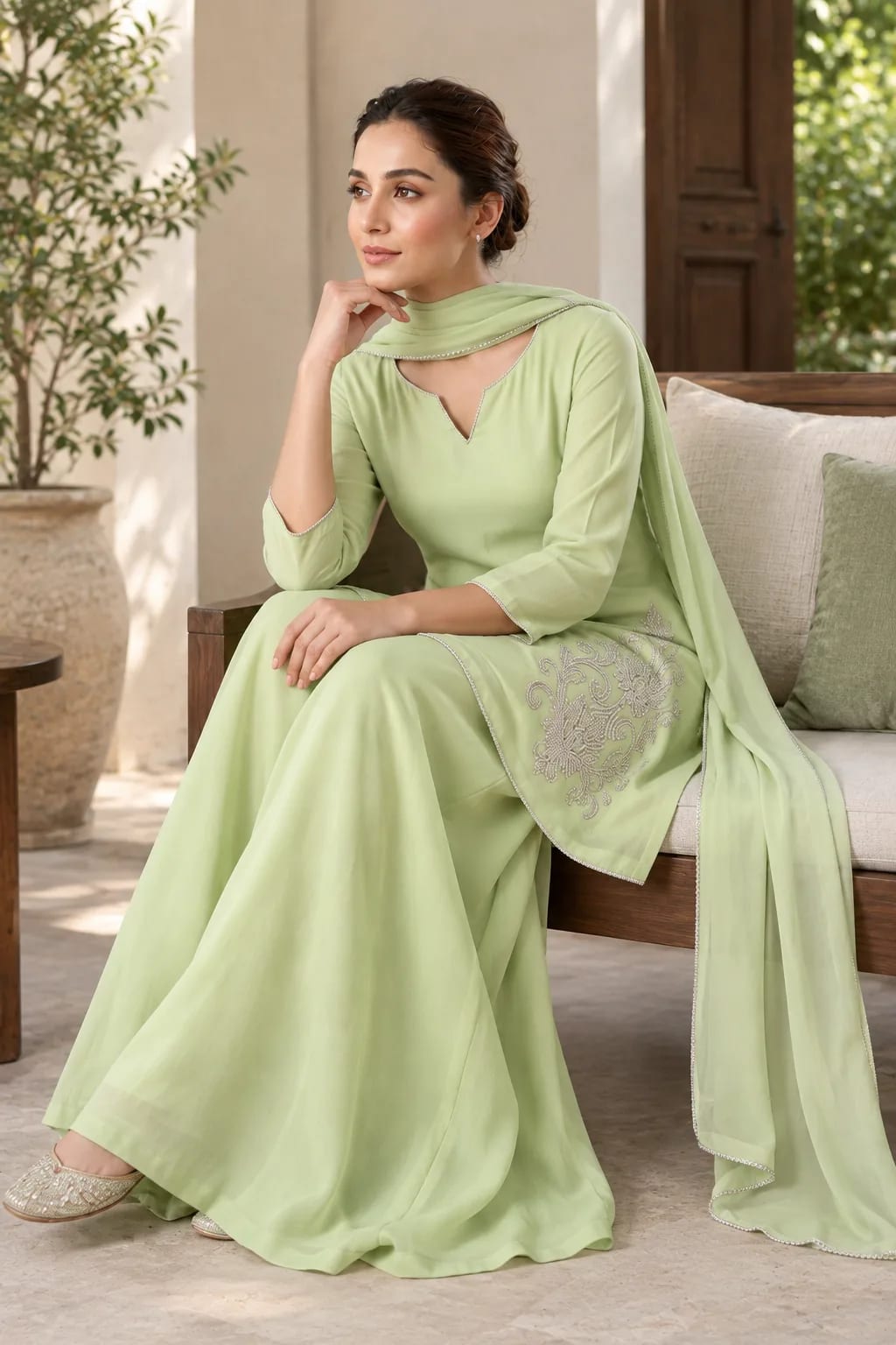 Zahra, Party wear suits, view 3