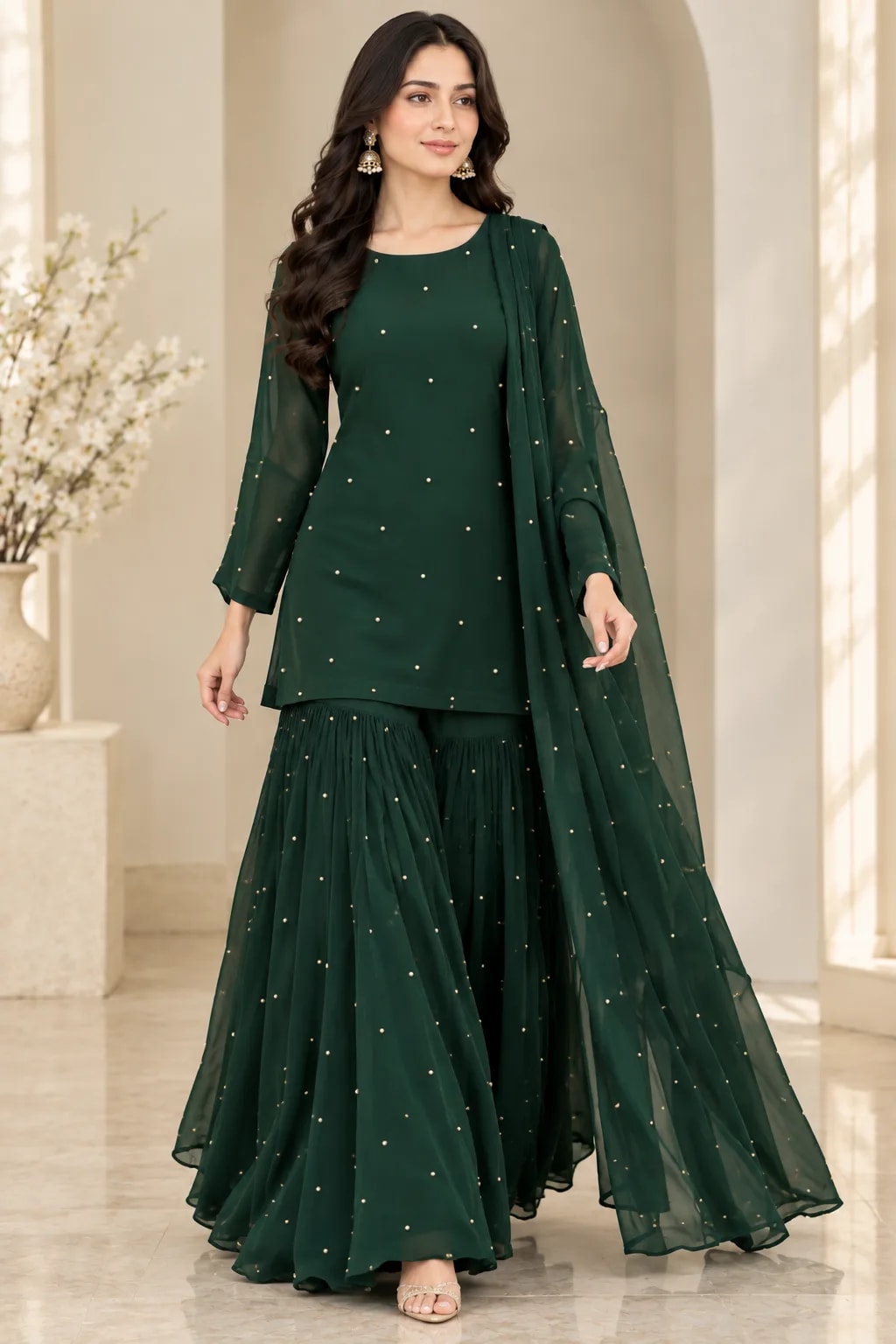 Zamurrad, Party wear suits, alternate view