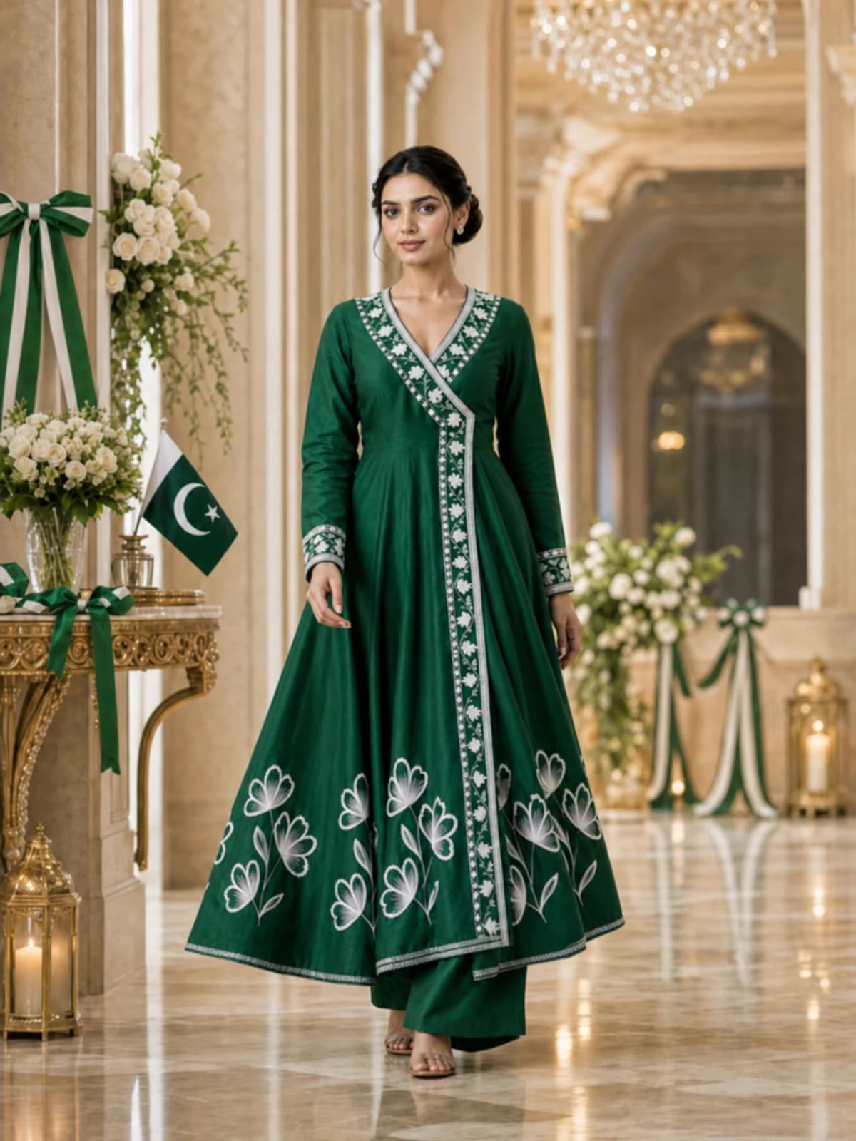 Azadi (Hand Embroidered), 14th August Special, view 3