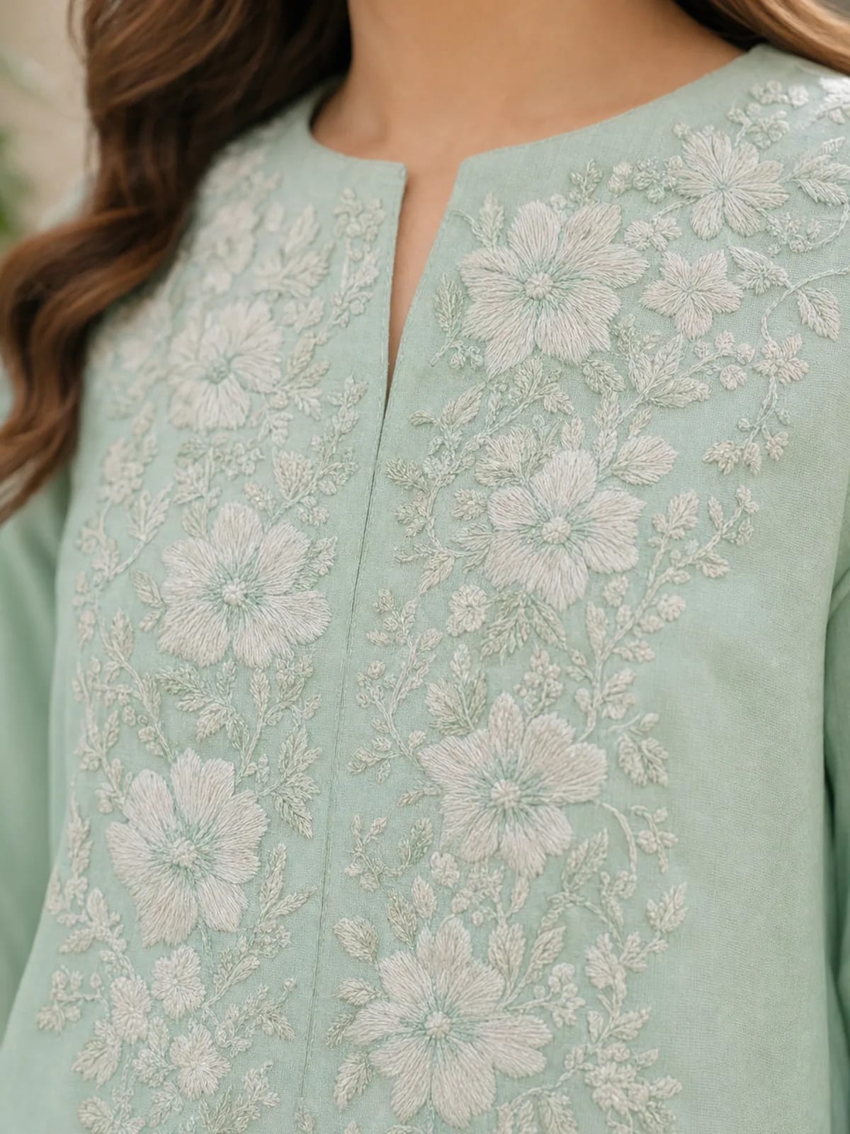 Mehreen (Hand Embroidered), 2pc lawn suit Hand Embroidered, view 5