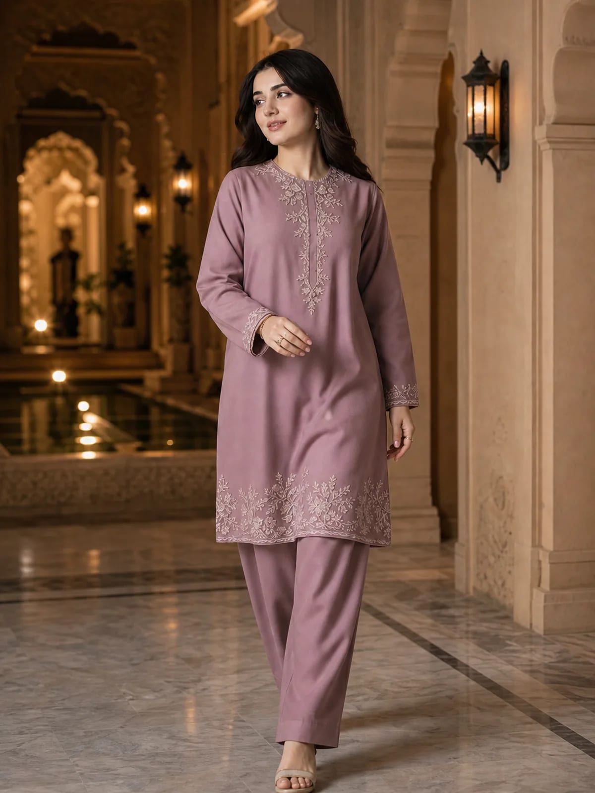 Rimsha (Hand Embroidered), 2pc lawn suit Hand Embroidered, view 4