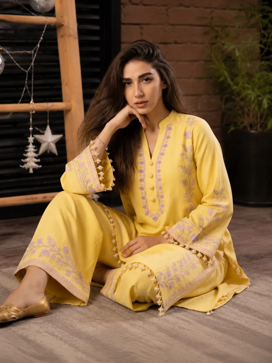 Zard (Hand Embroidered), 2pc lawn suit Hand Embroidered, view 1