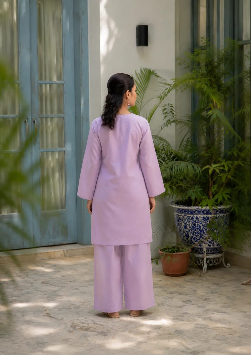 Neelum (Hand Embroidered), 2pc lawn suit Hand Embroidered, view 1