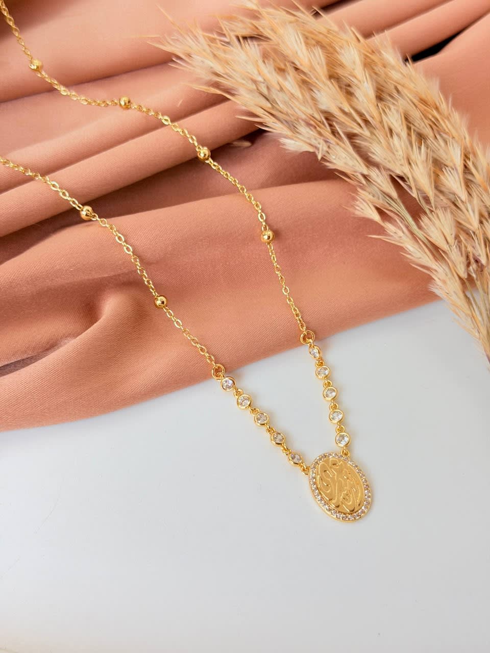 Arabic Medallion Necklace