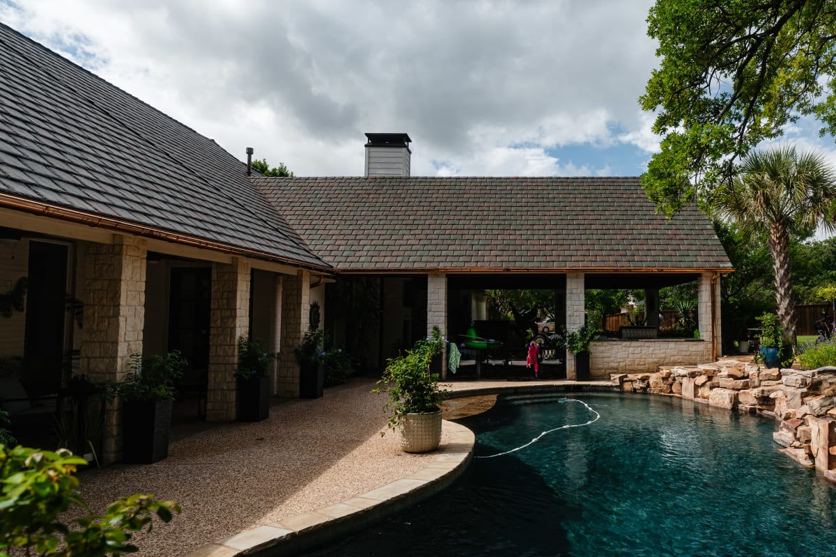 Brava Old World Slate roof — Mansfield TX