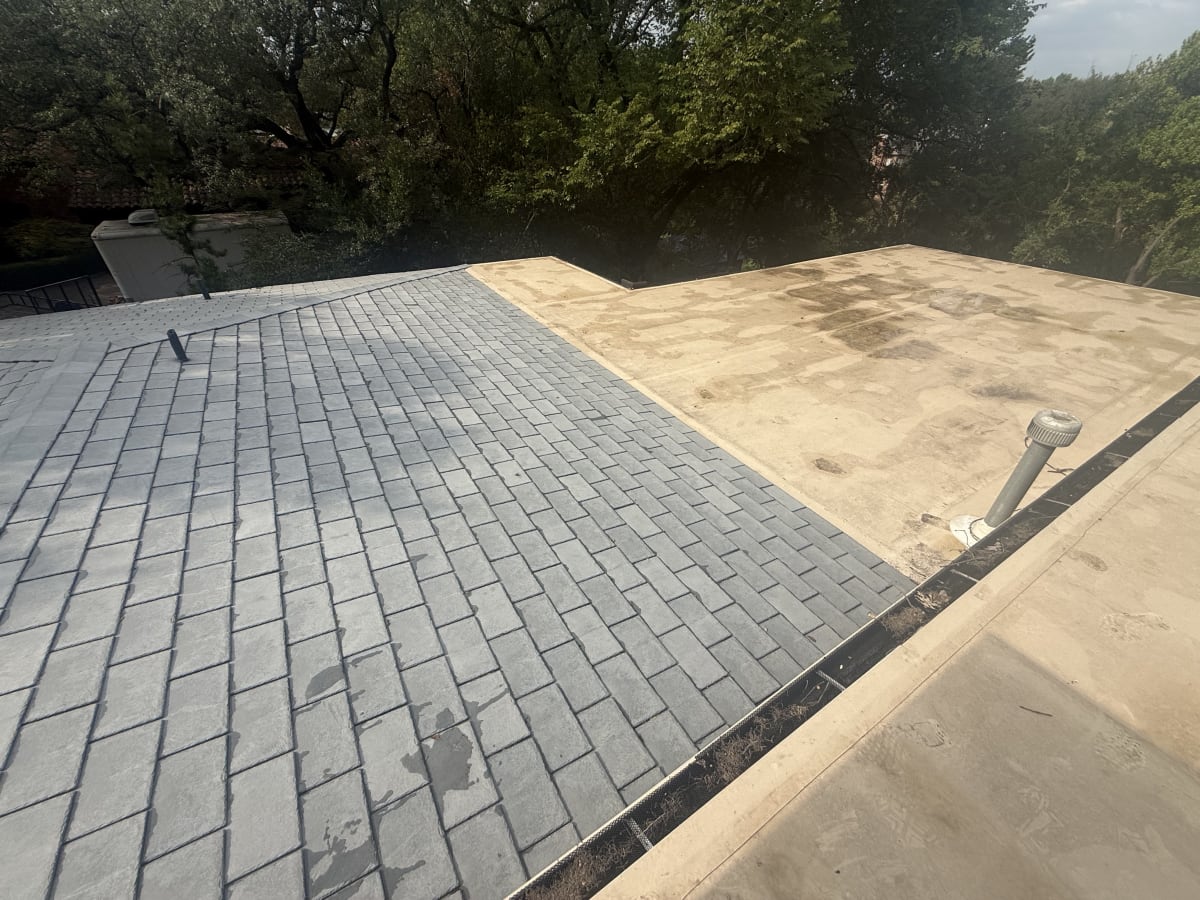tpo flat roof membrane installation dallas fort worth tx