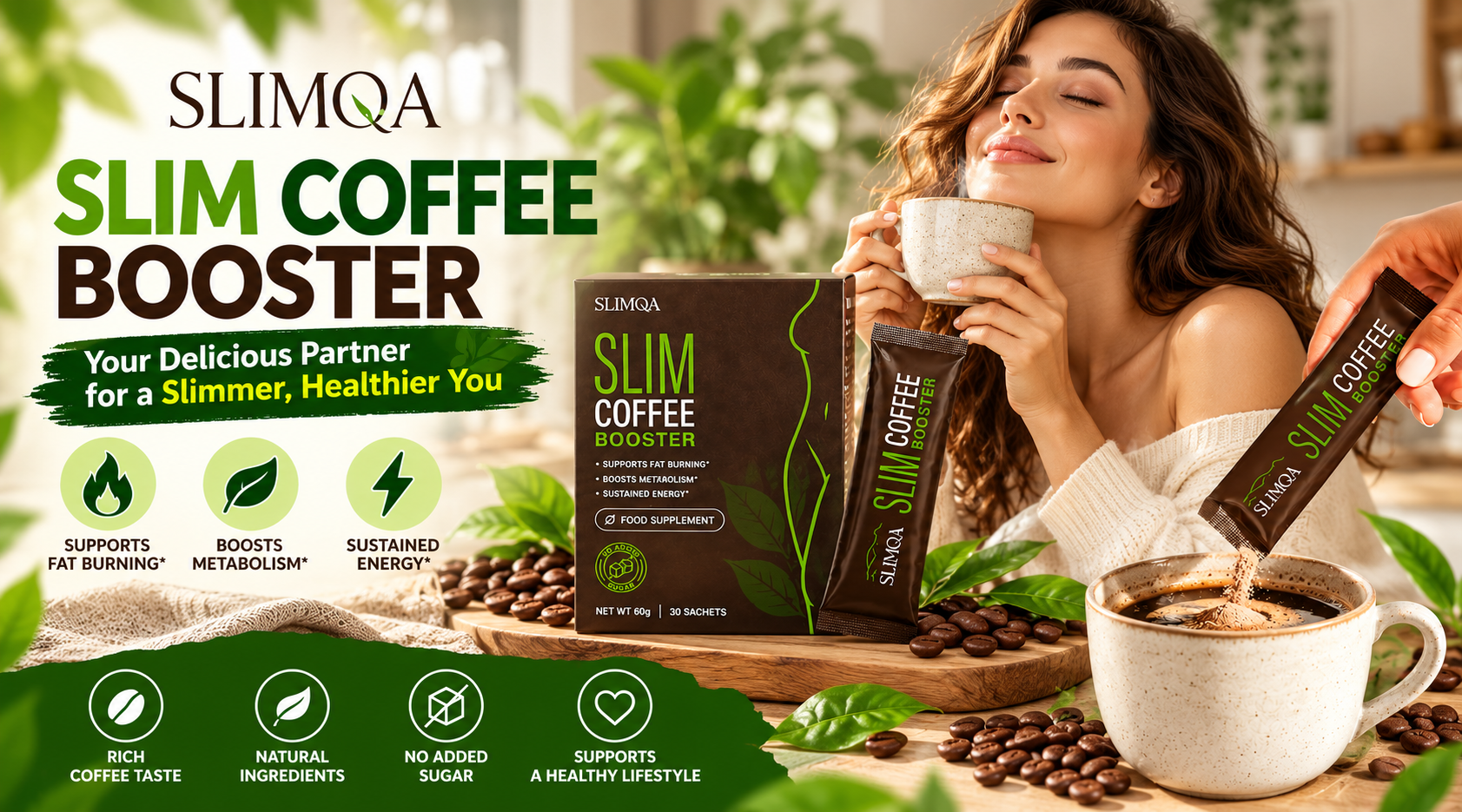 Slimqa Slim Coffee Banner