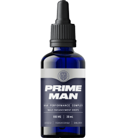 One Prime Man Drops bottle