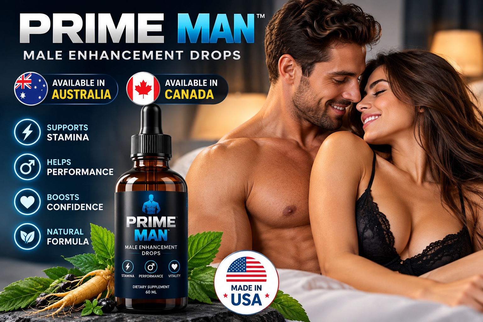 Prime Man Drops single-bottle promotional visual