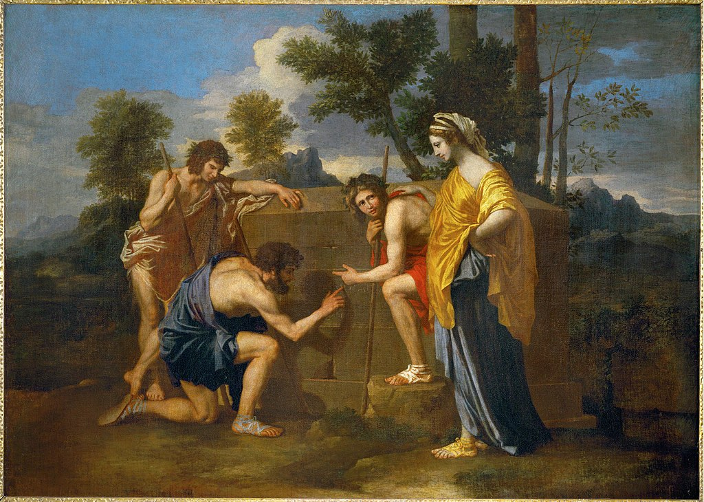 Nicolas Poussin - The Arcadian Shepherds (version 1638)