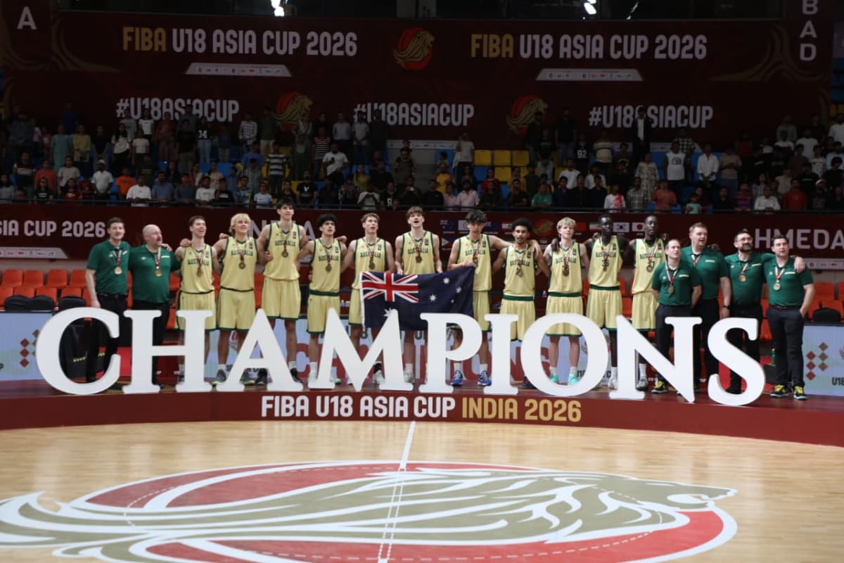 અમદાવાદ ખાતે આયોજિત FIBA U18 એશિયા કપ-2026માં ઓસ્ટ્રેલિયાનો ભવ્ય વિજય