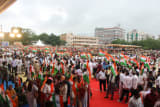તિરંગાની આન-બાન-શાન સાથે ભાવનગર બન્યું તિરંગામય : ભવ્ય તિરંગા યાત્રામાં છવાયો દેશભક્તિનો અદમ્ય જુસ્સો_  કૃષિ મંત્રીશ્રી જીતુભાઇ વાઘાણી 3