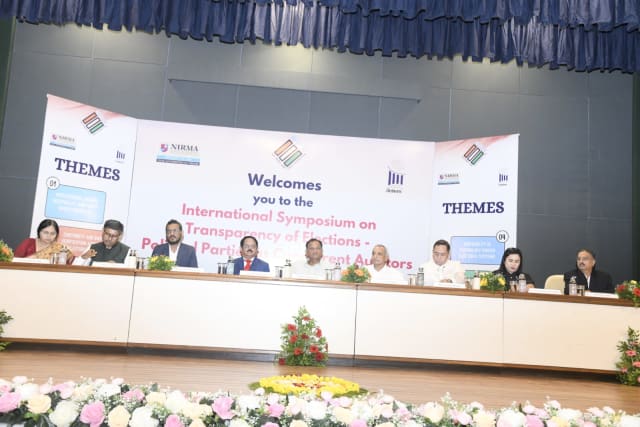અમદાવાદમાં 'International Symposium on Transparency of Election- Political Parties as Concurrent Auditers'નું આયોજન