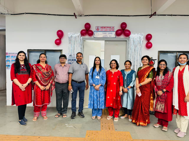 GMERS મેડિકલ કોલેજ અને હોસ્પિટલ, ગાંધીનગર ખાતે નવનિર્મિત 'હિમોફિલિયા ડે કેર સેન્ટર'નું ઉદ્ઘાટન
