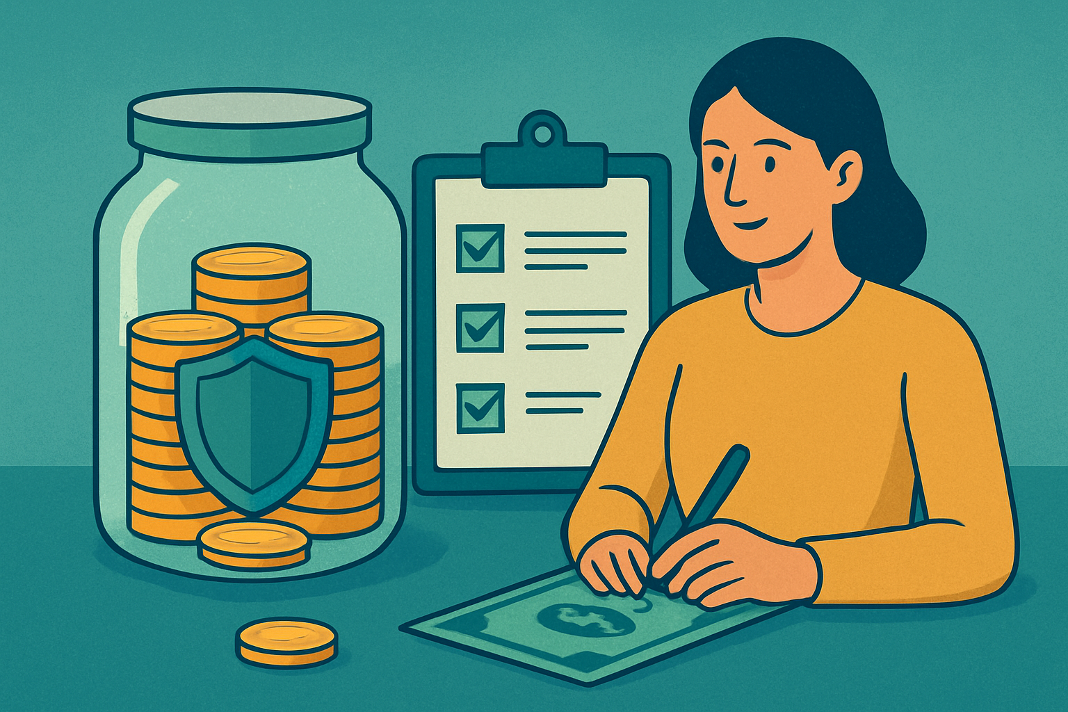 Imagem ilustrativa sobre Como criar uma reserva de emergência antes de assumir novos compromissos, categoria Educação Financeira