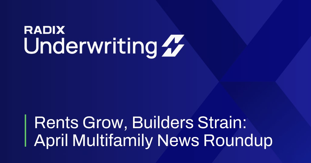 Rents Grow, Builders Strain: April Multifamily News Roundup