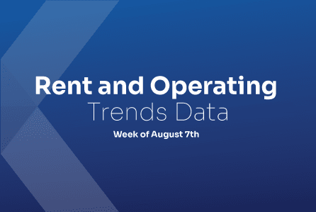 Rent and Operating Trends Week of August 7th