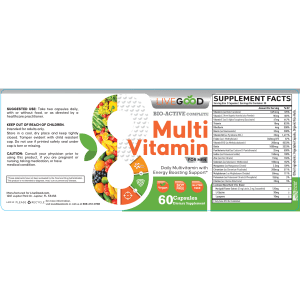 Bio-Active Complete Multi-Vitamin For Men label