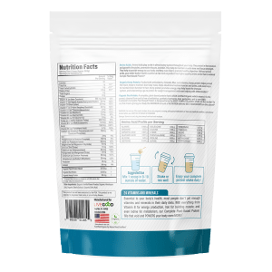 Organic Complete Plant-Based Protein label