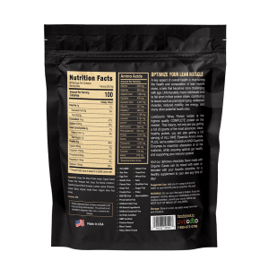 Whey Protein Isolate - With Colostrum label