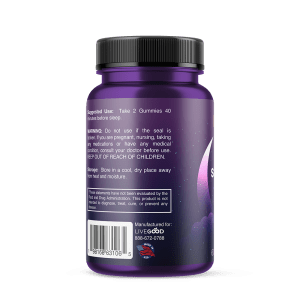 CBN Sleep Gummies label