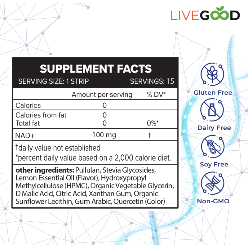 NAD+ supplement facts