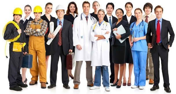 people with different professional education
