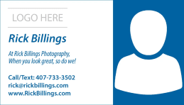 STYLE 1 Photo Business Cards FRONT