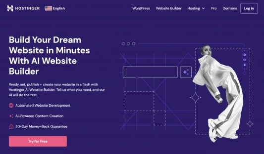 hostinger-ai-website-builder-landing-page