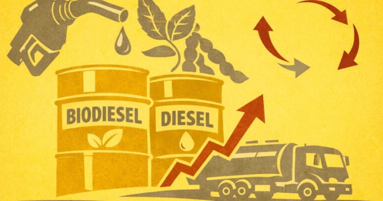 Diesel em alta histórica nos EUA ameaça investidores com risco de escassez e inflação