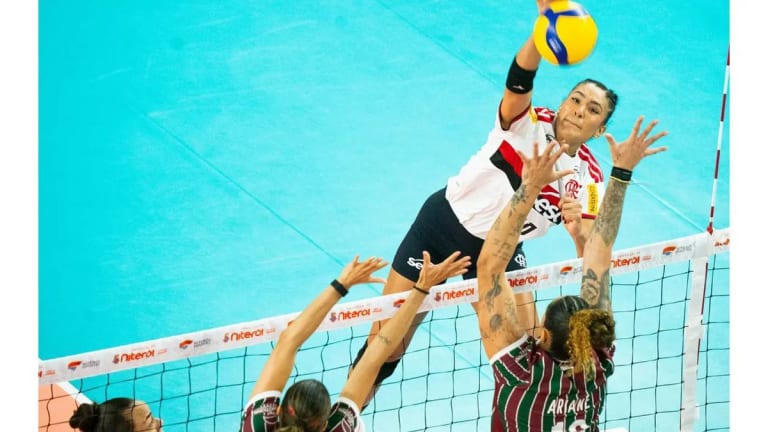 Fluminense vence Sesc Flamengo e garante mando de quadra na final do Carioca de vôlei