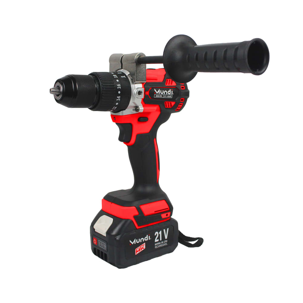 Parafusadeira Furadeira de Impacto Profissional MD99-PRO Mundi
