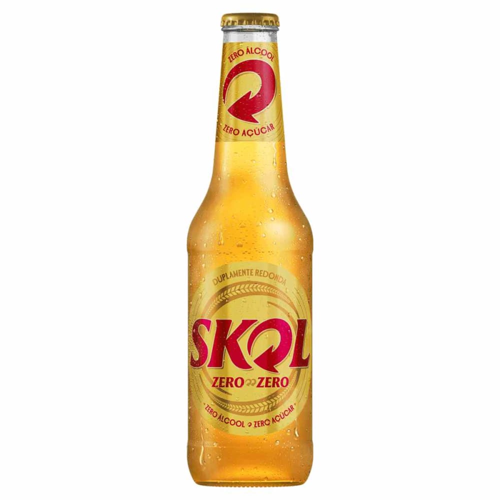 Cerveja Skol Zero Álcool e Zero Açúcar 330 ml