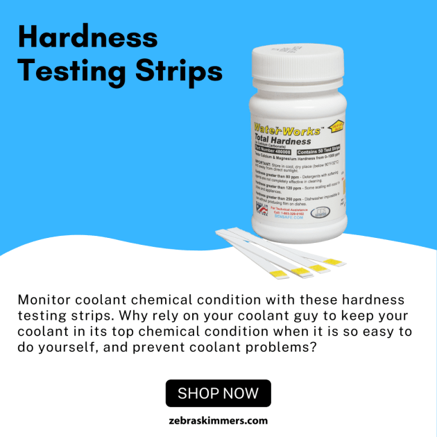 Indispensable Guide to Coolant Testing - Water Hardness Testing Strips