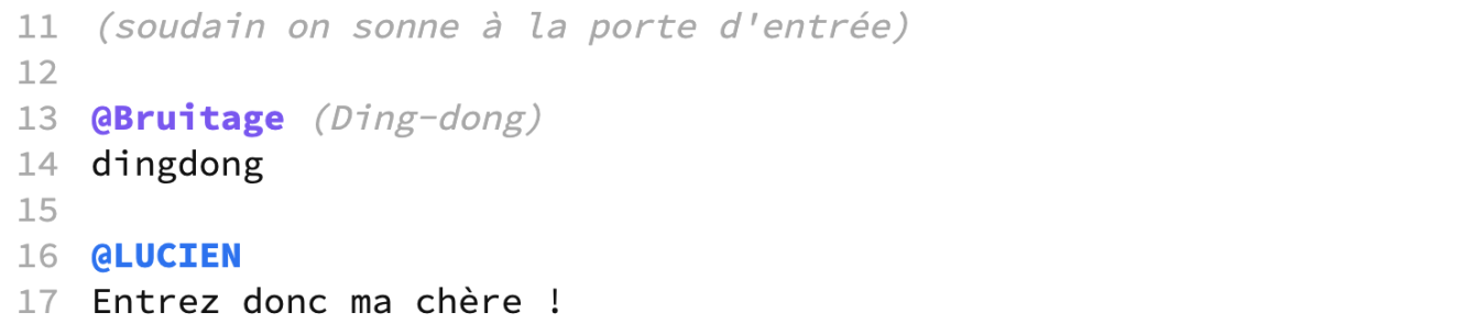 example of sound effect