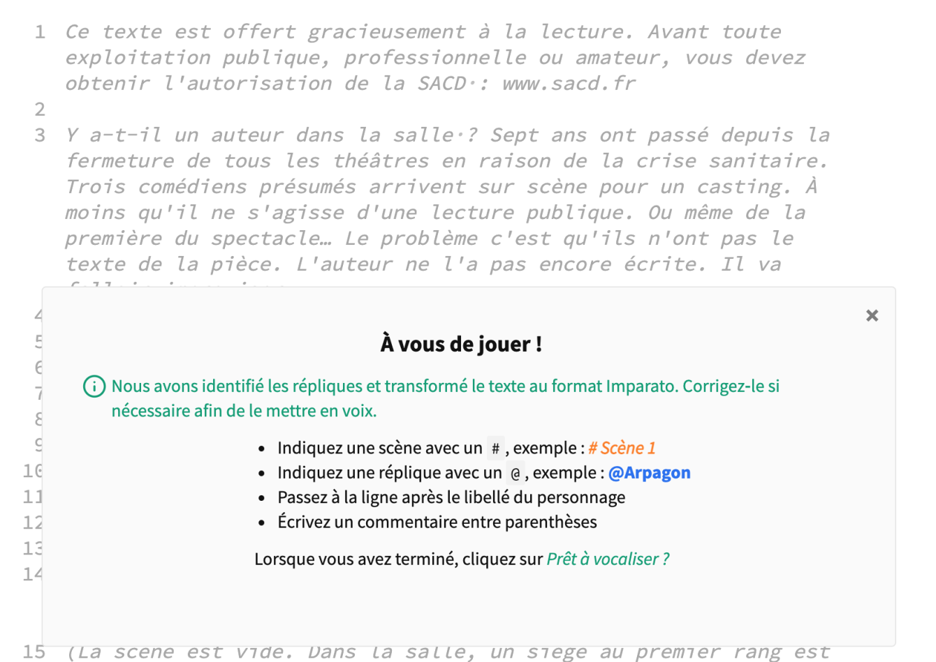 deposit a new text - website 1