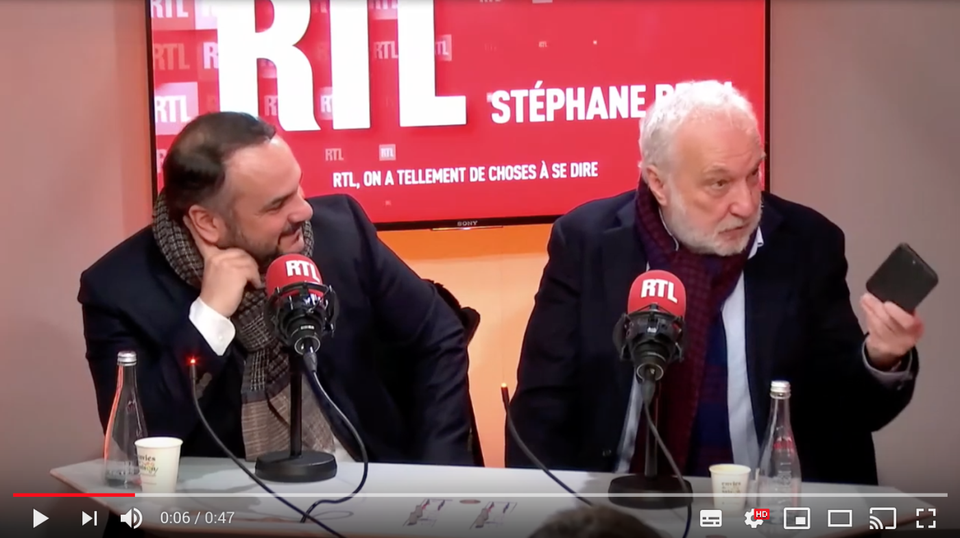 François Berléand parle d'Imparato sur RTL