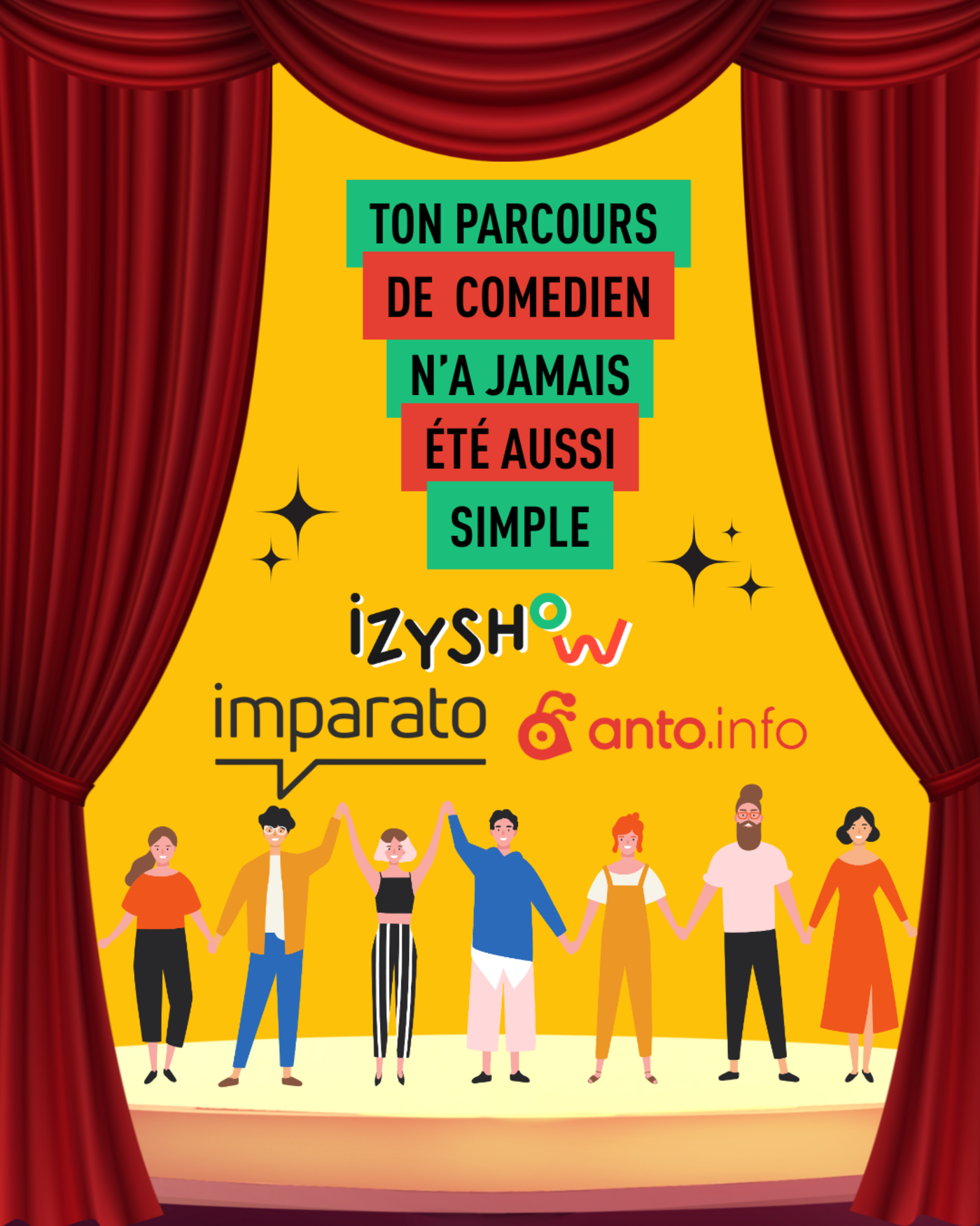 Partenariat IzyShow, Anto.info et Imparato